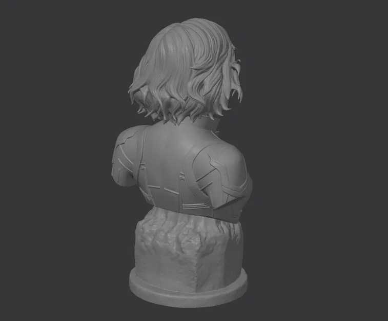 Black Widow Avengers – Bust 3D (Natasha Romanoff) - Image 3