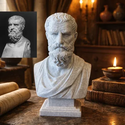 Heraclitus xứ Ephesus (Héraclite d'Éphèse) - tượng bán thân