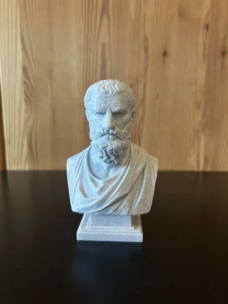 Heraclitus xứ Ephesus (Héraclite d'Éphèse) - tượng bán thân - Image 2