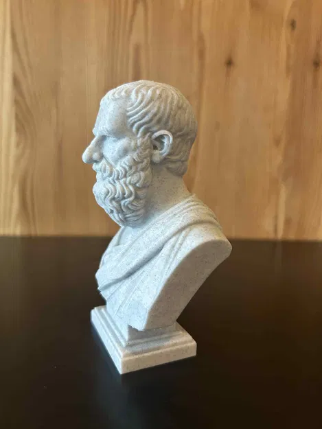 Heraclitus xứ Ephesus (Héraclite d'Éphèse) - tượng bán thân - Image 5
