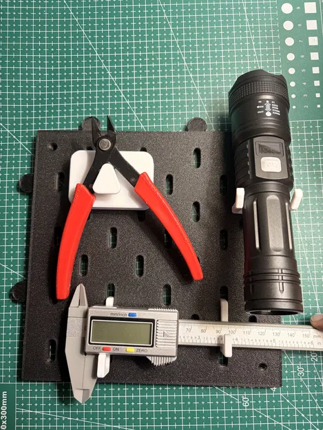 Ikea Skadis Board V1 – Mô hình Pegboard chuẩn kích thước để thiết kế & 3D print - Image 2