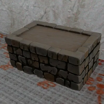 Wargame BattleZone Podest Đá Thô (Rough Stone) - No Support - FDM Fastprint