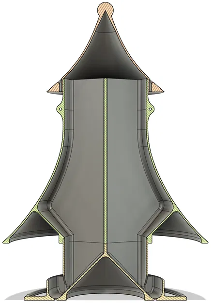 Máng ăn cho chim treo (Bird Feeder) 3 ngăn - Image 2