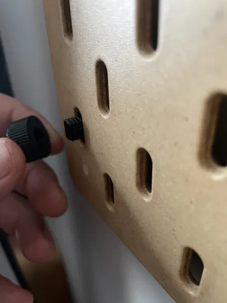 Giá treo Skadis ren vặn gắn tường cho Tesa Powerstrips - Image 3