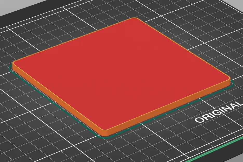 Template STL XTool F2 Base Plate Insert - Image 1