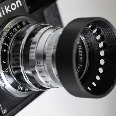 Hood 34.5mm cho Micro Nikkor 5cm f/3.5 (Nikon Rangefinder)