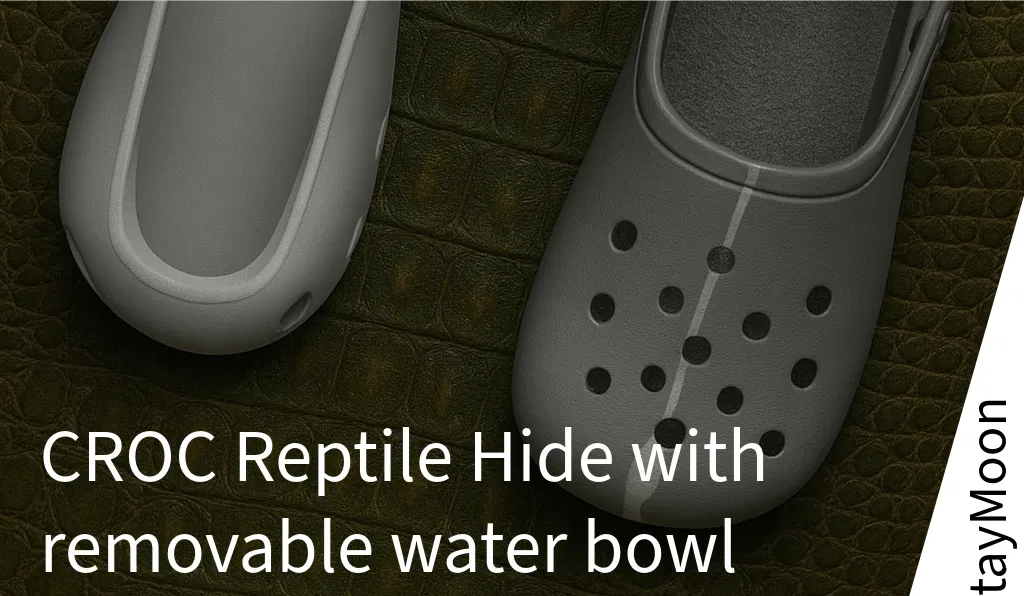 Croc Reptile Hide – Hang trú ẩn cho bò sát hình cá sấu - Image 1