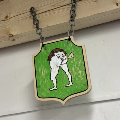 Cái Bảng Hiệu “the Butt Trumpet” (KCD2 Pub Sign)