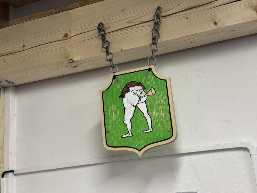 Cái Bảng Hiệu “the Butt Trumpet” (KCD2 Pub Sign) - Image 5