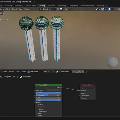 Tháp Reunion với nhiều kiểu lattice khác nhau
