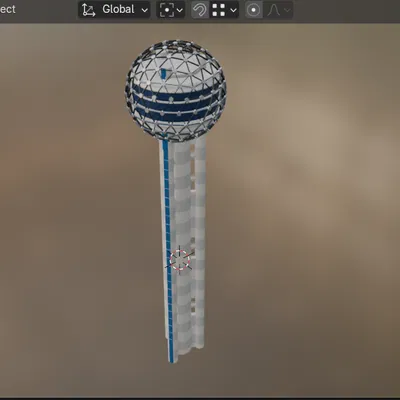 Tháp Reunion với nhiều kiểu lattice khác nhau