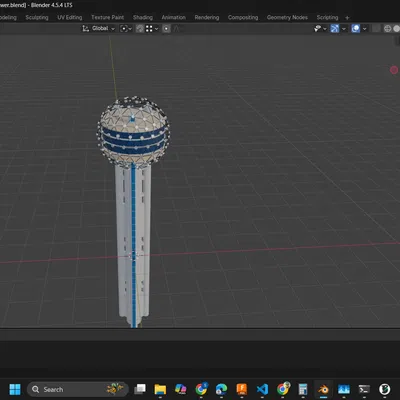Tháp Reunion với nhiều kiểu lattice khác nhau
