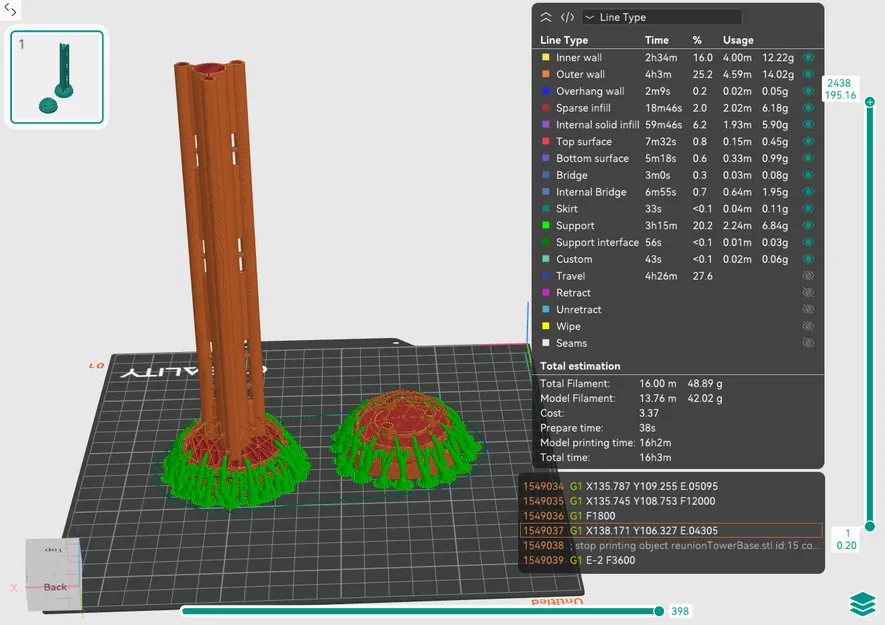 Tháp Reunion với nhiều kiểu lattice khác nhau - Image 9
