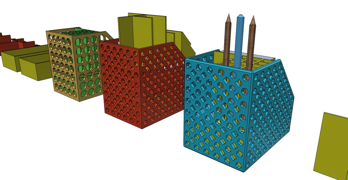 Khay organizer để bàn/văn phòng: kèm ngăn kéo, in dễ, không cần support - Image 3