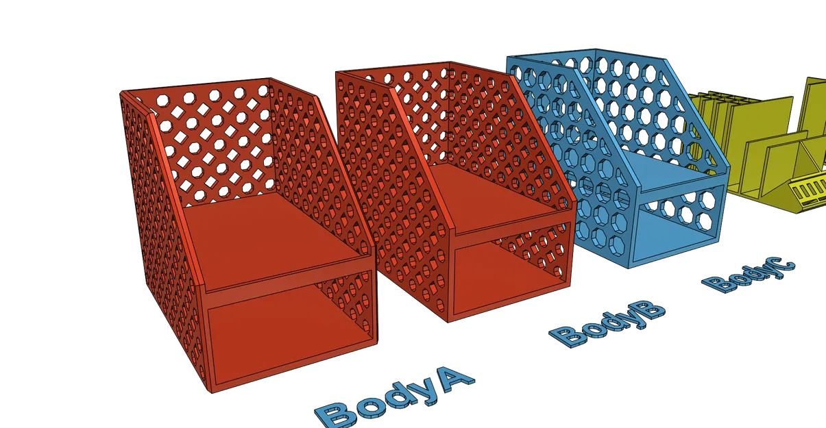 Khay organizer để bàn/văn phòng: kèm ngăn kéo, in dễ, không cần support - Image 5