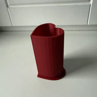 Bình hoa hình trái tim