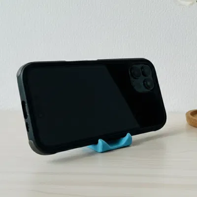 Móc khóa EDC 2-trong-1: Đế đỡ điện thoại & giữ xu xe đẩy (Print-in-Place)