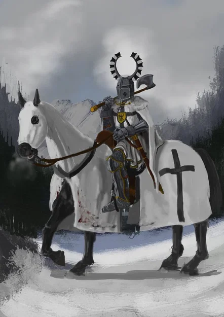 Hiệp sĩ Teuton trên lưng ngựa - Image 2