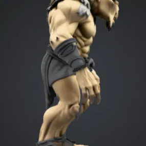 Orc Warrior Brute – Tượng Quái Vật Fantasy Hoang Dã