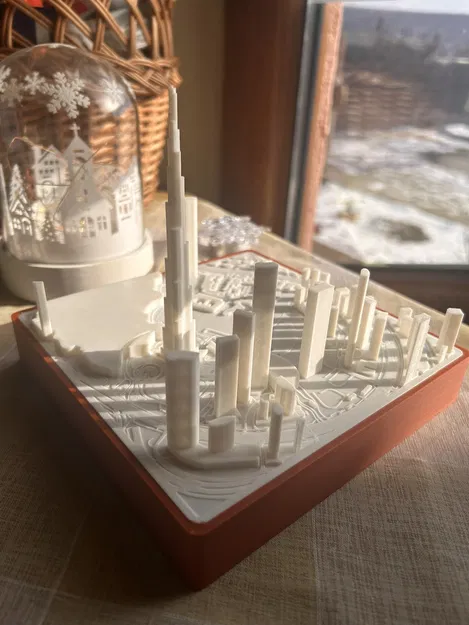 Đèn Lamp in 3D lấy cảm hứng Burj Khalifa - Image 2