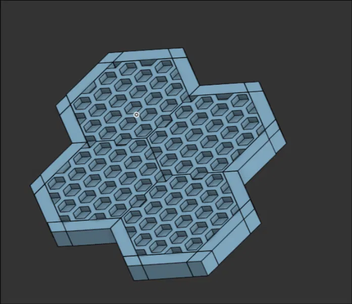 Bộ thiết kế tường lục giác modular mini - Image 1