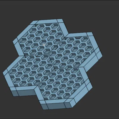 Bộ thiết kế tường lục giác modular mini