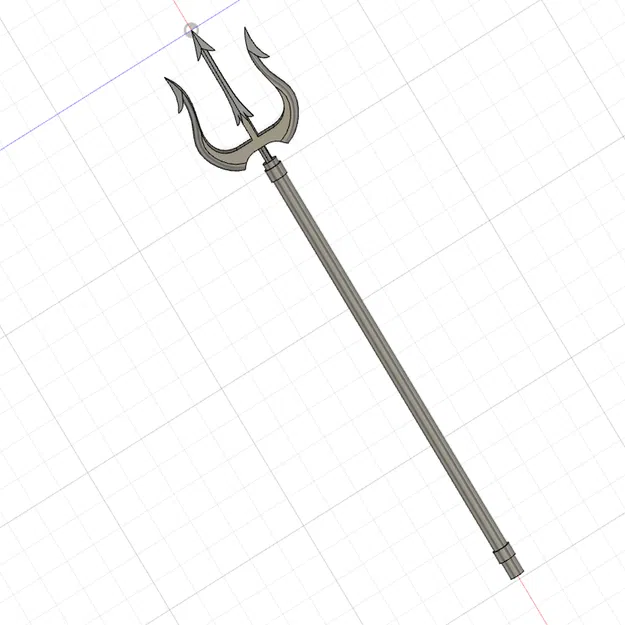 Disney King Triton - Trident - Nàng Tiên Cá (The Little Mermaid) - Image 1