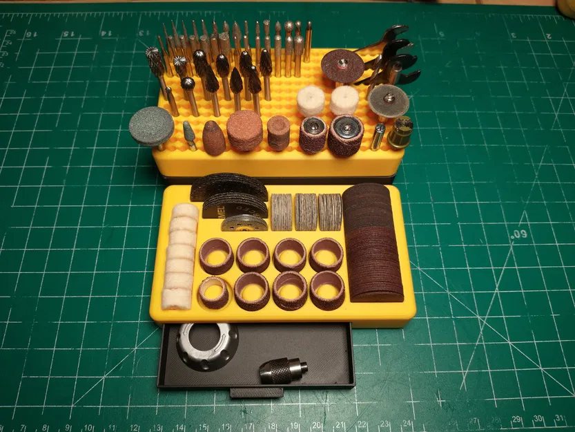 Khay xếp chồng nhỏ gọn cho mũi Dremel (Compact Stacking Dremel Bits Organizer) - Image 3