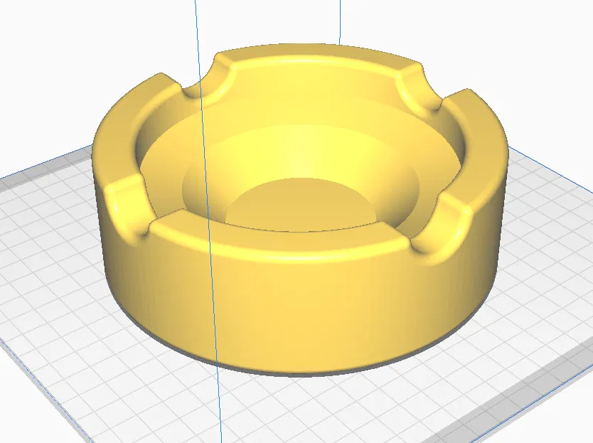 Gạt tàn xì gà 4 rãnh (Cigar Ashtray 4 finger) - Image 1