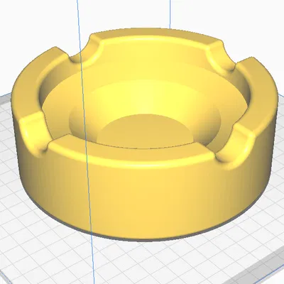 Gạt tàn xì gà 4 rãnh (Cigar Ashtray 4 finger)