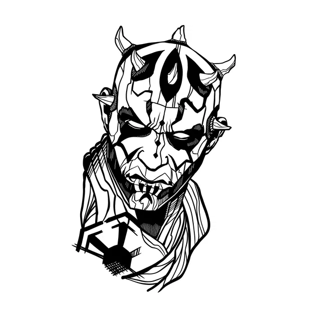 Darth Maul – Tấm ốp trang trí tường - Image 1