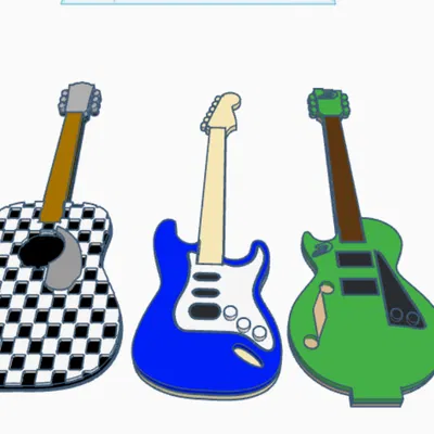 Bộ Guitar: Duesenburg Starplayer TV, Fender Stratocaster & Tim Armstrong Hellcat