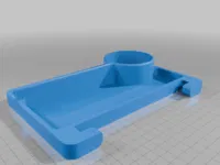 Kệ lều câu cá trên băng kèm khay để ly - Image 1