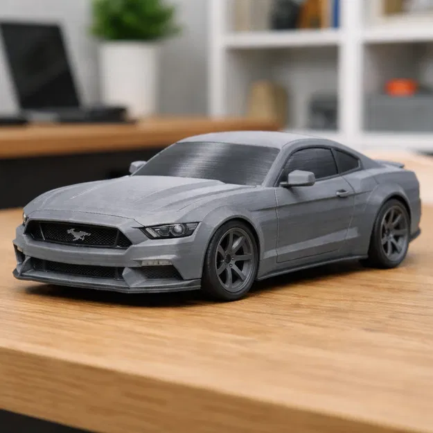 Ford Mustang – Mẫu xe cơ bắp cổ điển, thiết kế đơn giản dễ in - Image 1