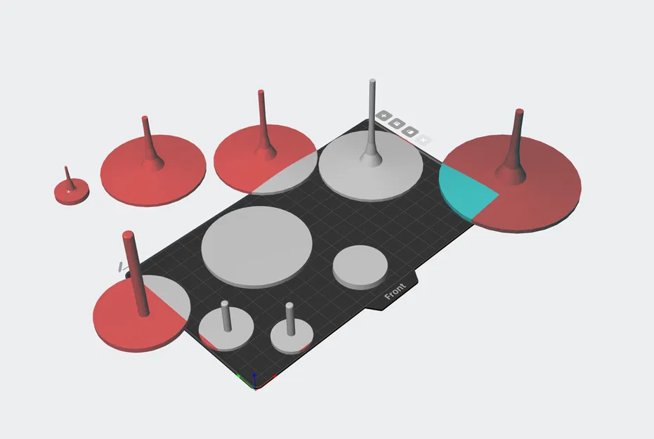 Miniature Bases – Bộ đế mini (đế phẳng & đế floating nhiều độ cao) - Image 1