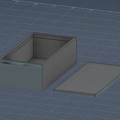 Hộp chữ nhật có nắp trượt