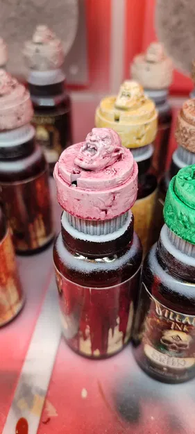 Thẻ swatch nắp chai mực Villainy Ink - Image 2