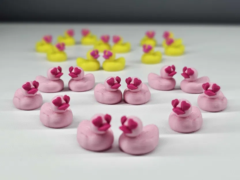 Vịt Con Cute Mắt Trái Tim | Vịt Valentine - Image 2