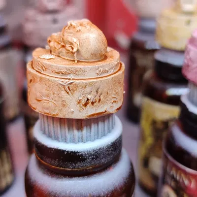 Thẻ swatch nắp chai mực Villainy Ink