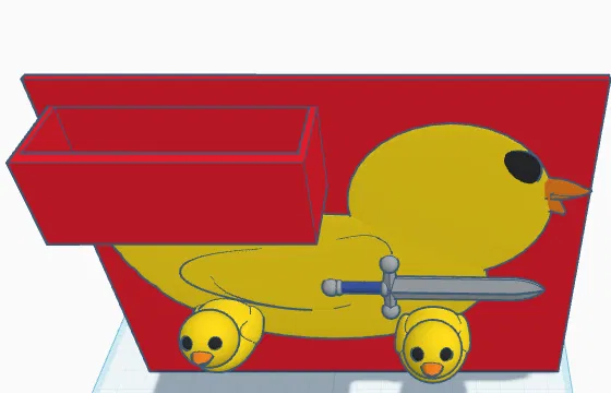 Giá đỡ dao cạo Philips hình vịt (Duck Philips Holder) - Image 1