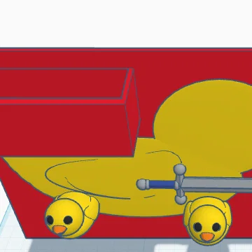 Giá đỡ dao cạo Philips hình vịt (Duck Philips Holder)