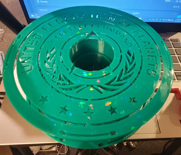 Cuộn Star Trek để quấn lại filament (rewinding) - Image 1