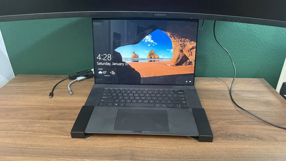 Ngàm đỡ bàn gấp cho Dell XPS 9700 (Folding Desk Bracket) - Image 2