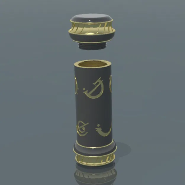 Hộp Ống Cuộn Phép (Spell Scroll Canister) - Image 3