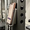 Giá đỡ điện thoại gym cho squat rack 3x3 lỗ 1" - Thumbnail 2