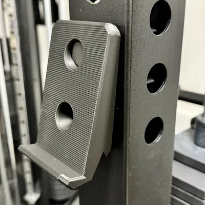 Giá đỡ điện thoại gym cho squat rack 3x3 lỗ 1"