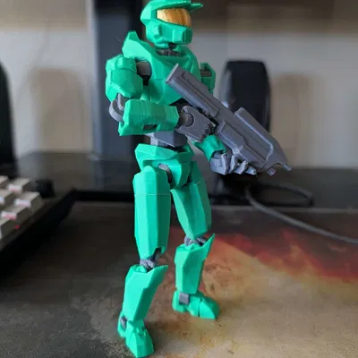 Súng trường tấn công Halo cho figure Soozafone 13