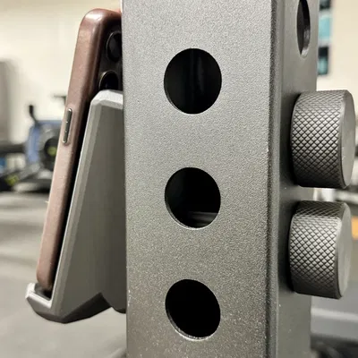 Giá đỡ điện thoại gym cho squat rack 3x3 lỗ 1"