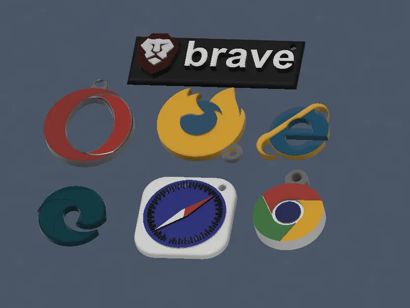 Móc khóa Browser (Browser keychain) - Image 1