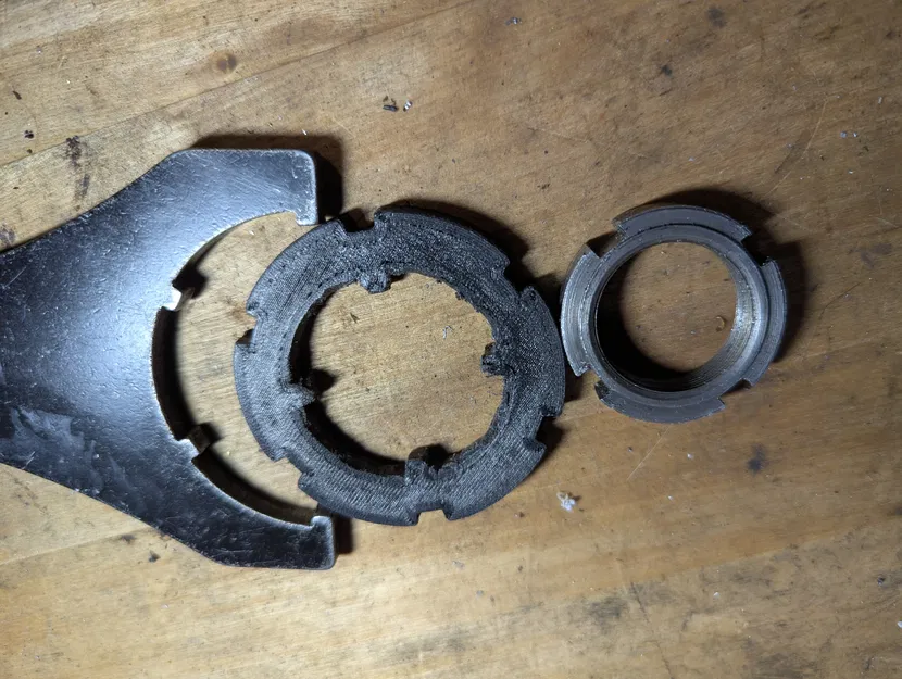 Adapter spanner ER40 cho spindle nut máy tiện 9x20 - Image 2